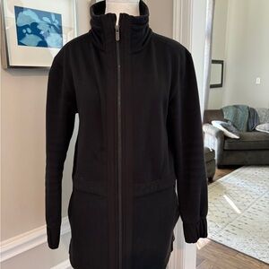 Lululemon black long soft jacket